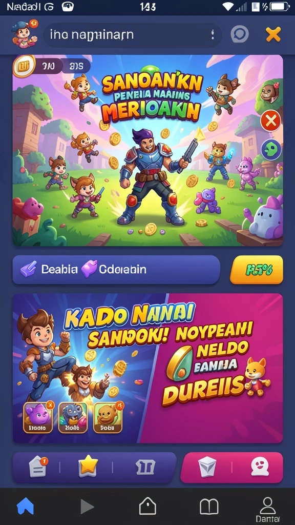 Grafis detail yang memukau dalam setiap pertandingan.