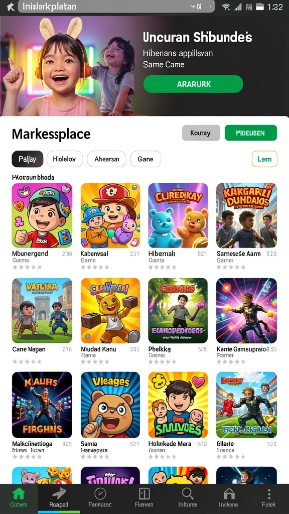 Karakter yang dapat dikustomisasi dengan banyak pilihan.