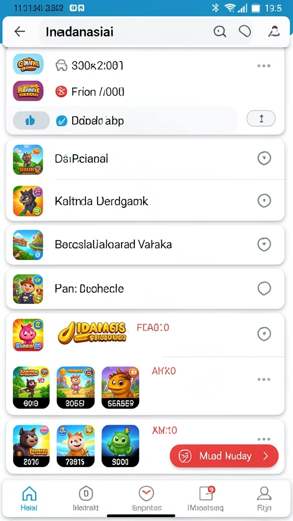 Pilih dari berbagai jenis permainan yang menarik.