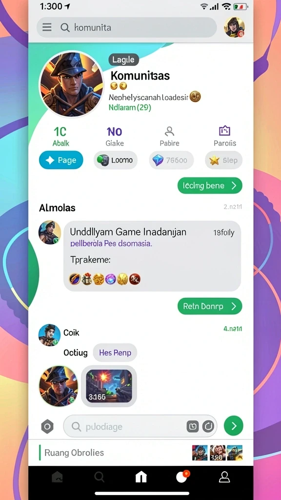 Tampilan antarmuka yang intuitif dan menarik.