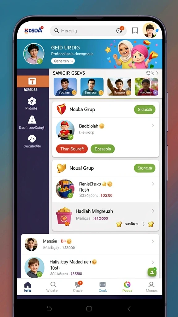 Kustomisasi karakter untuk pengalaman bermain personal.