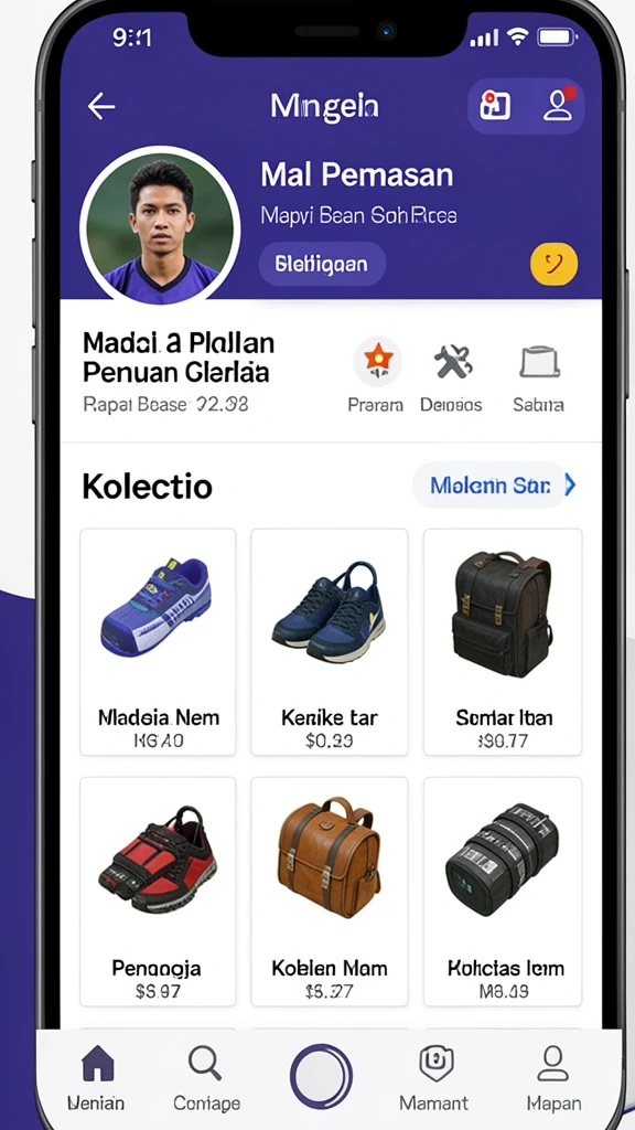 Tampilan antarmuka yang intuitif dan jelas.