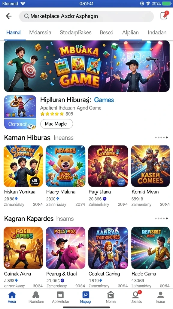 Contoh mini-game seru di DUIT8.