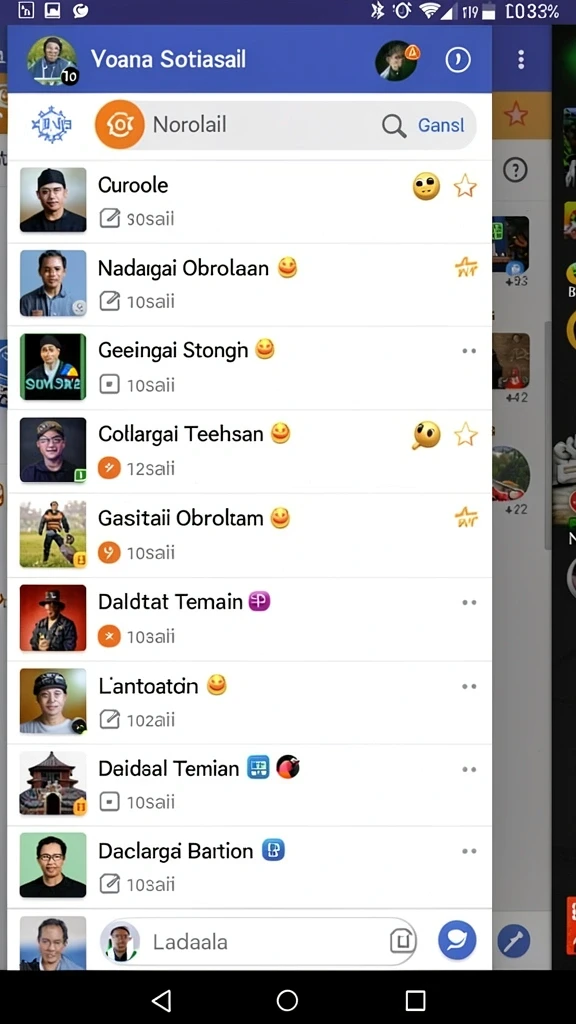 Beragam pilihan permainan yang tersedia.