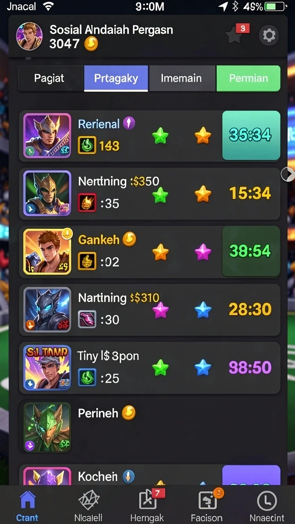 Screenshot memperlihatkan tantangan menarik di level terbaru.