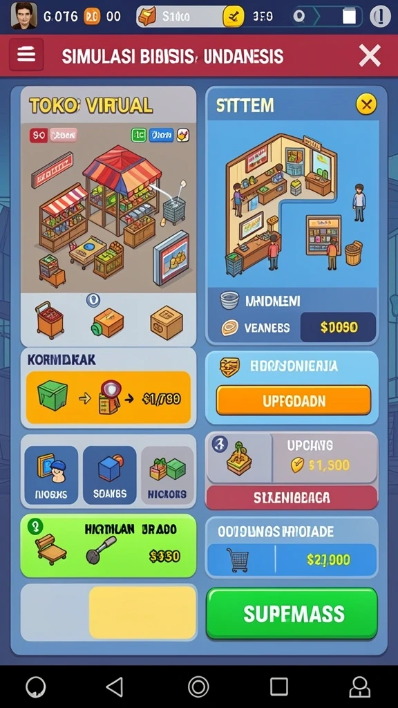 Mode permainan yang bervariasi dan seru.