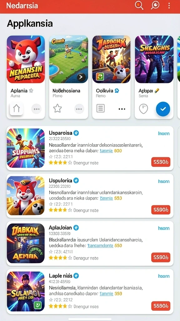 Tampilan antarmuka yang menarik dan mudah digunakan.