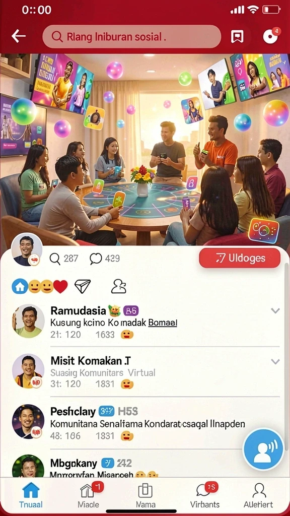 Tampilan antarmuka yang intuitif dan menarik.