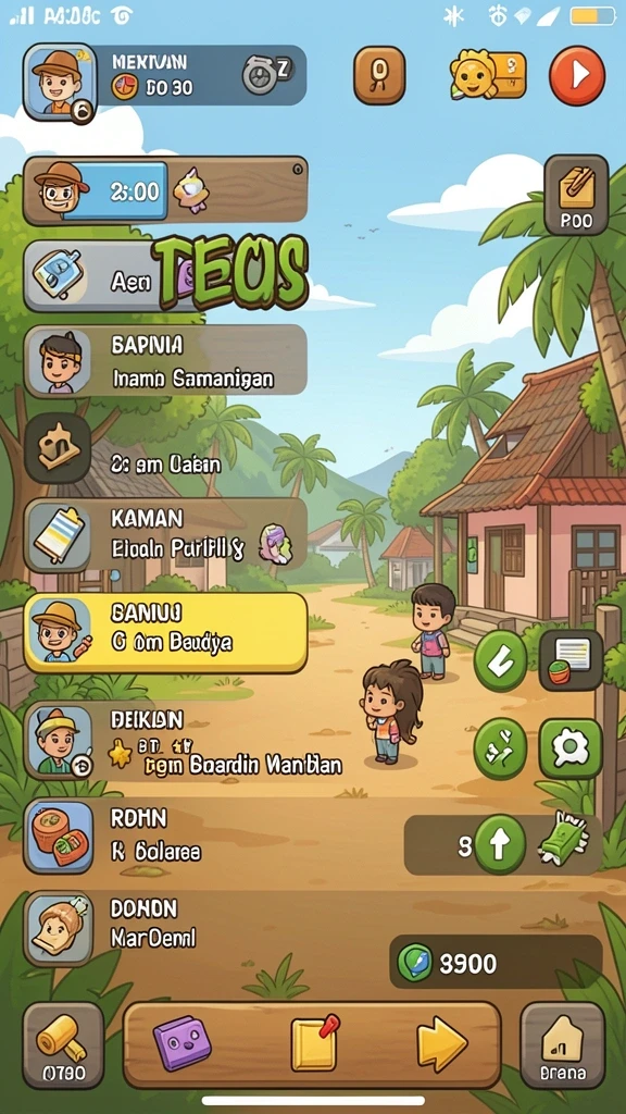 Fitur multiplayer yang memungkinkan bertanding dengan teman.