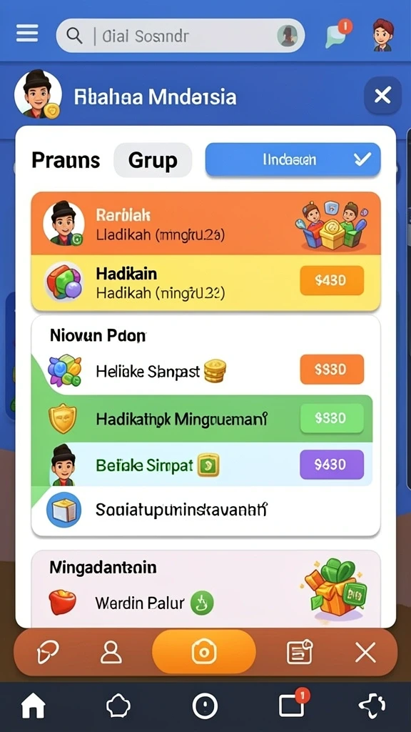 Tampilan awal aplikasi SVIP6 yang menarik.