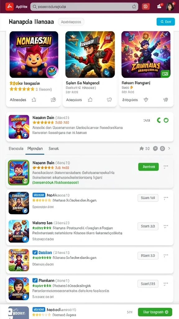 Pengguna dapat memilih karakter favorit mereka.