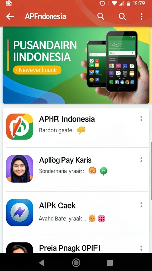 Tampilan antarmuka aplikasi yang modern dan menarik.