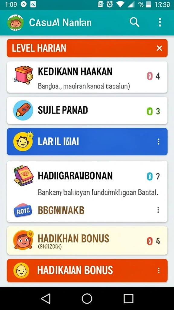 Screenshot memperlihatkan leaderboard dengan peringkat pemain.