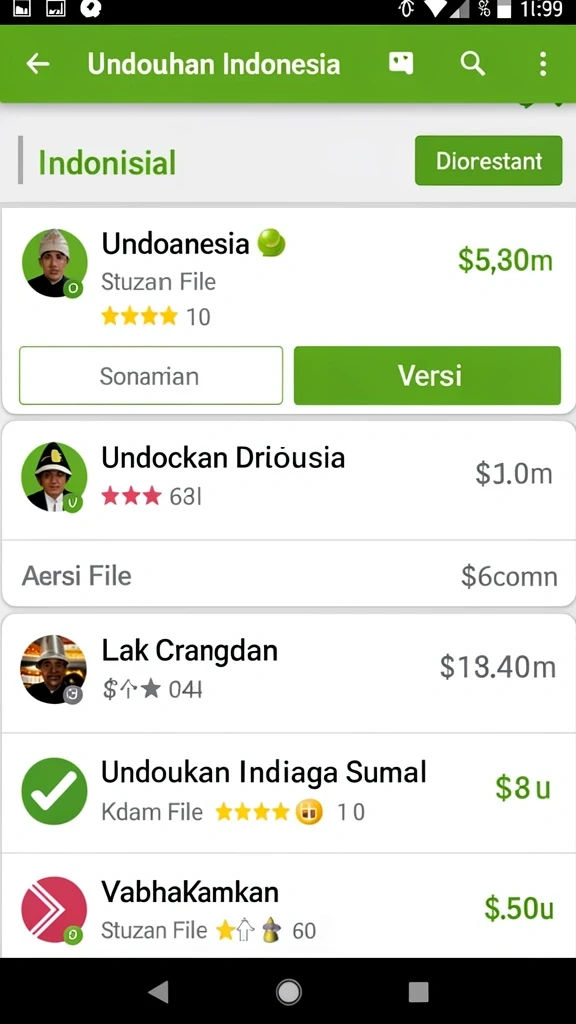 Varian karakter yang dapat dimainkan dalam VT789.