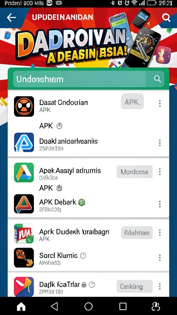 Tampilan awal aplikasi WDBOS yang menarik.